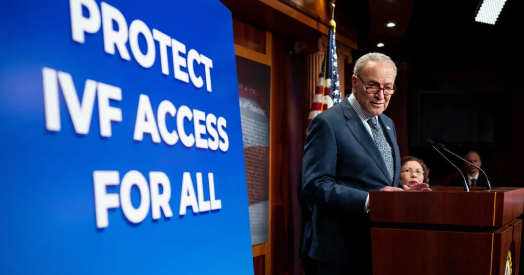Push to protect IVF fails in the Senate after Republicans reject Democratic plan